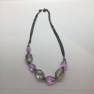 Women’s Simply Very Wang Purple, Smokey Quartz Colored Beaded Necklace